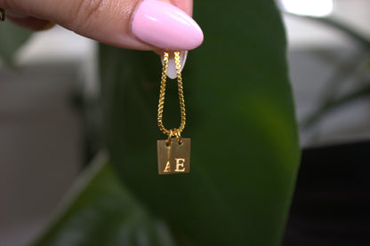 Initial Necklace, Letter Necklace