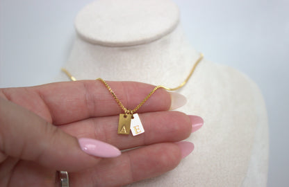 Initial Necklace, Letter Necklace