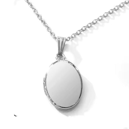 Gold Filled Oval Locket, Personalized Gifts, Engraved Locket With Photo