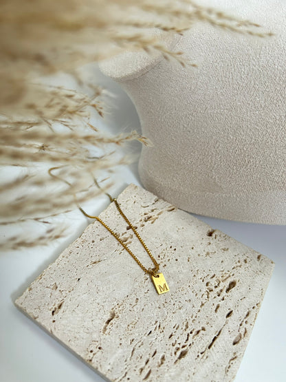 Initial Necklace, Letter Necklace