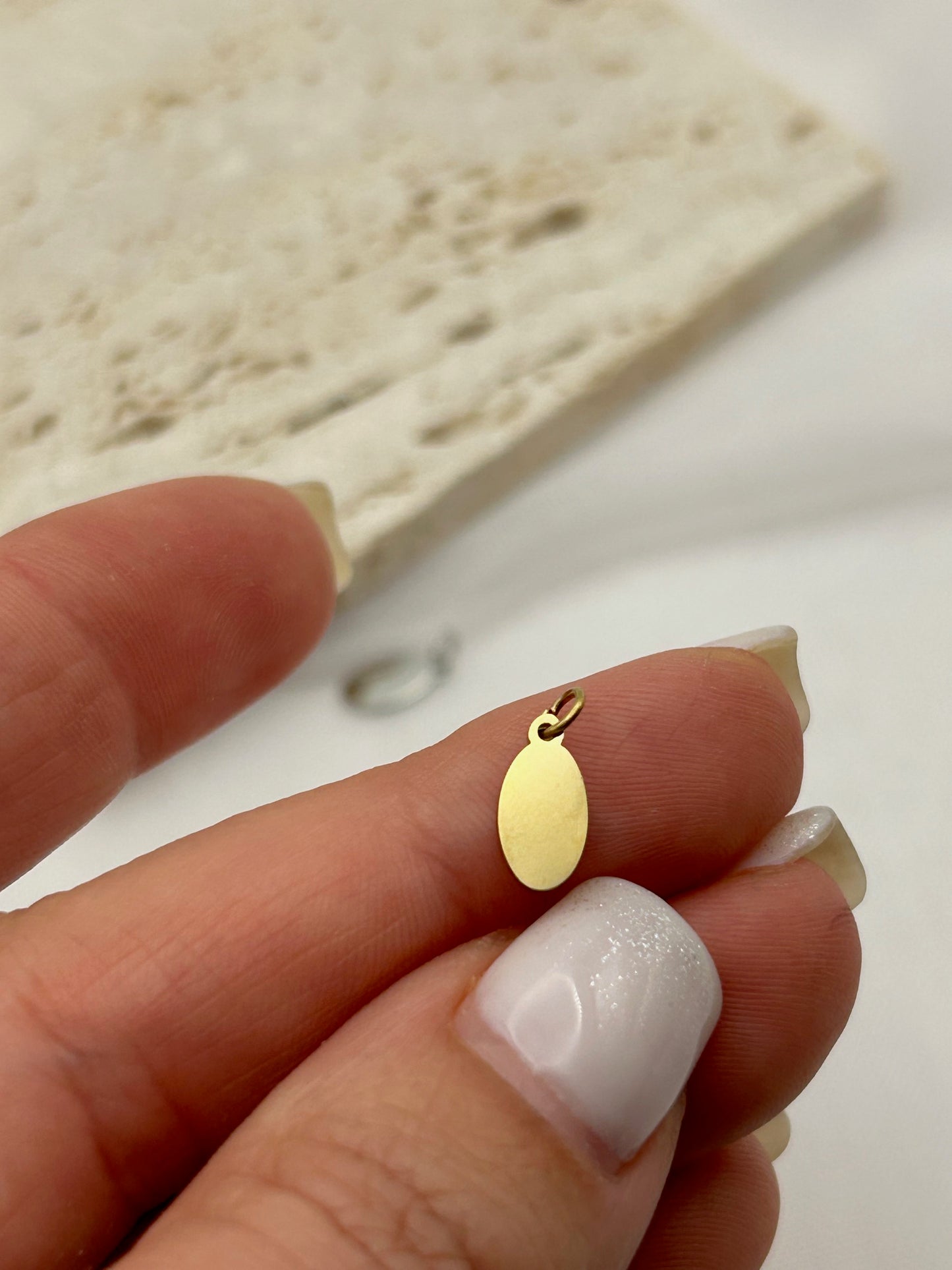 Engraved Initial Necklace